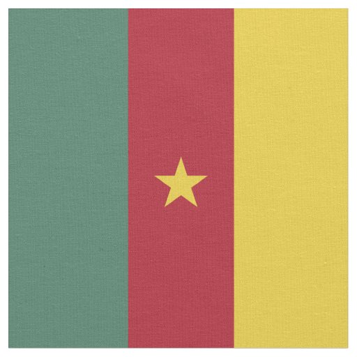 Cameroon flag fabric