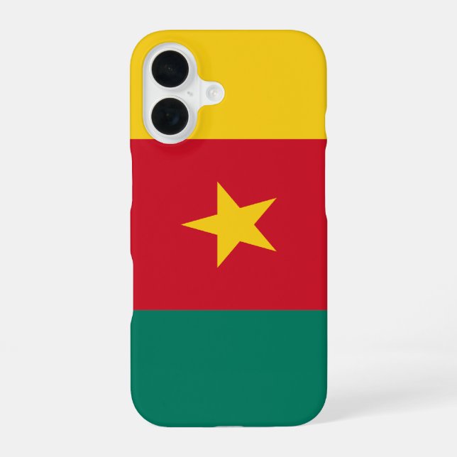 Cameroon Flag Iphone Case (Back)