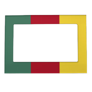 Cameroon flag magnetic frame