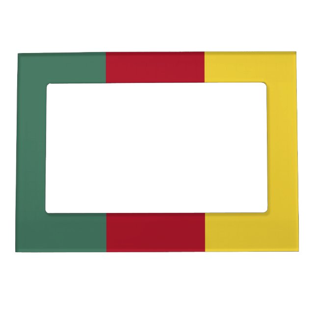 Cameroon flag magnetic frame (Front)