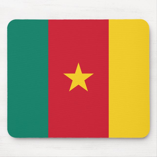 Cameroon Flag Mouse Pad (Front)