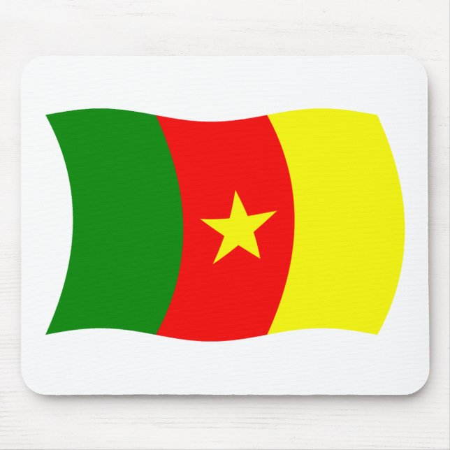 Cameroon Flag Mousepad (Front)