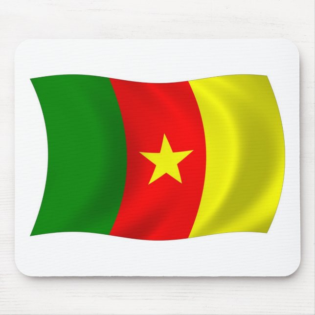 Cameroon Flag Mousepad (Front)