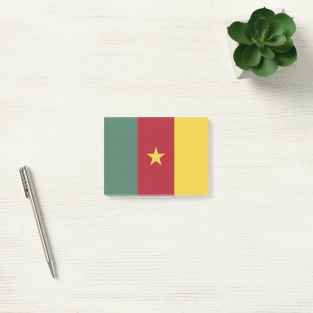 Cameroon flag post-it notes (Office)