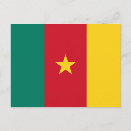 Cameroon flag Postcard