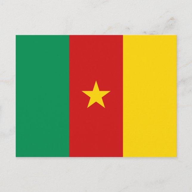 Cameroon Flag Postcard (Front)