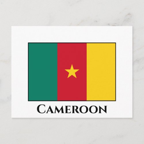 Cameroon Flag Postcard