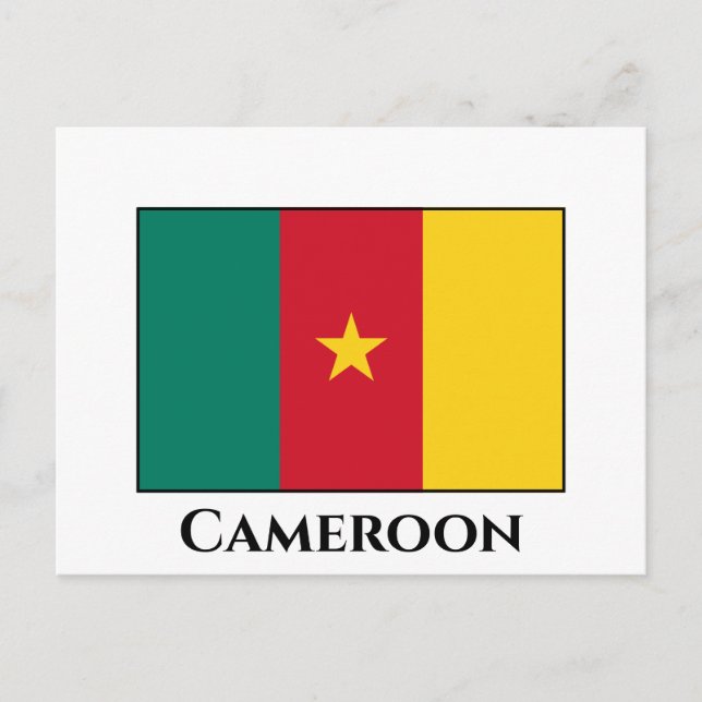 Cameroon Flag Postcard (Front)