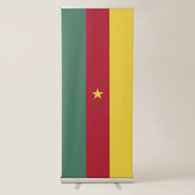 Cameroon flag retractable banner (Front)