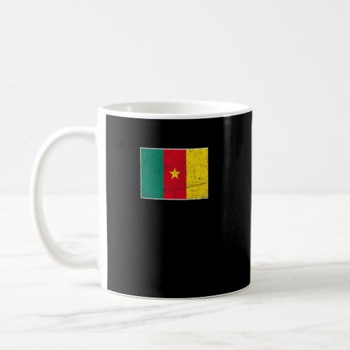 Cameroon Flag With Vintage Cameroonian National Co Coffee Mug