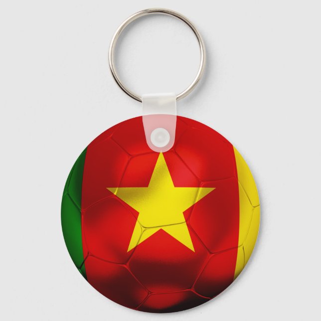 Cameroon Football Keychain (Front)