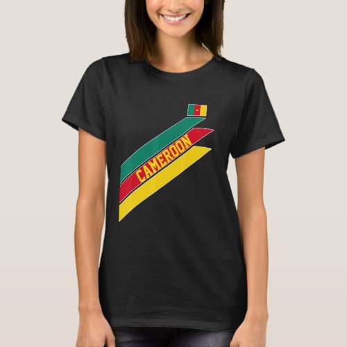 Cameroon Football Supporter Visitor Cameroon Socce T_Shirt