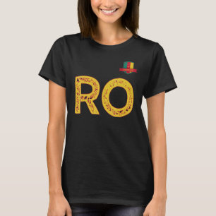 Cameroon Human-Flag Group Letter R and O Cameroon T-Shirt