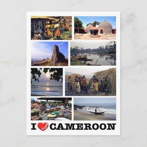 Cameroon _ I Love _ Postcard