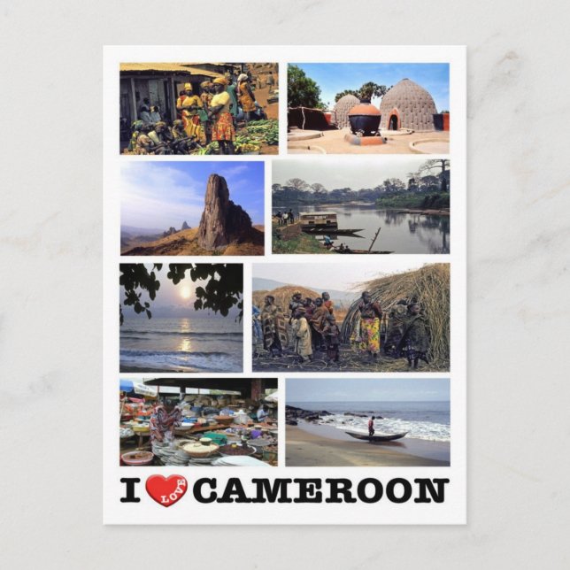 Cameroon - I Love - Postcard (Front)