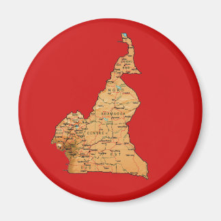 Cameroon Map Magnet