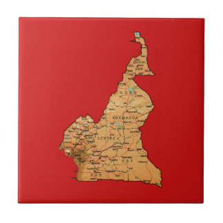 Cameroon Map Tile