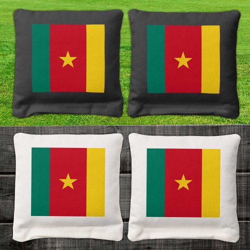Cameroon patriotic bags Cameroon Flag Cornhole Bags