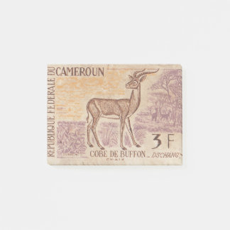 Cameroon-postage-stamp Cobe de buffon Post-it Notes
