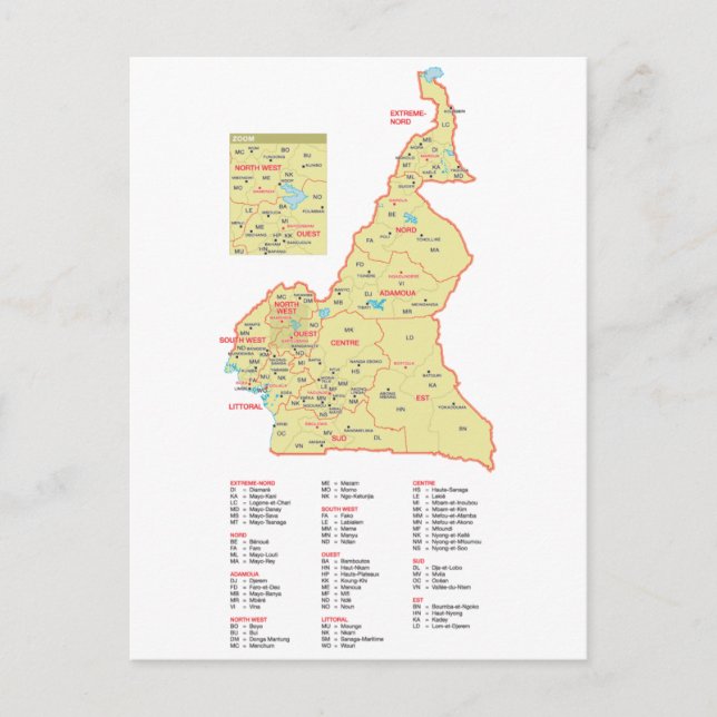 Cameroon Postcard (Front)