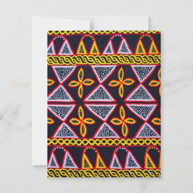 Cameroon Toghu Pattern Notecards (Front)