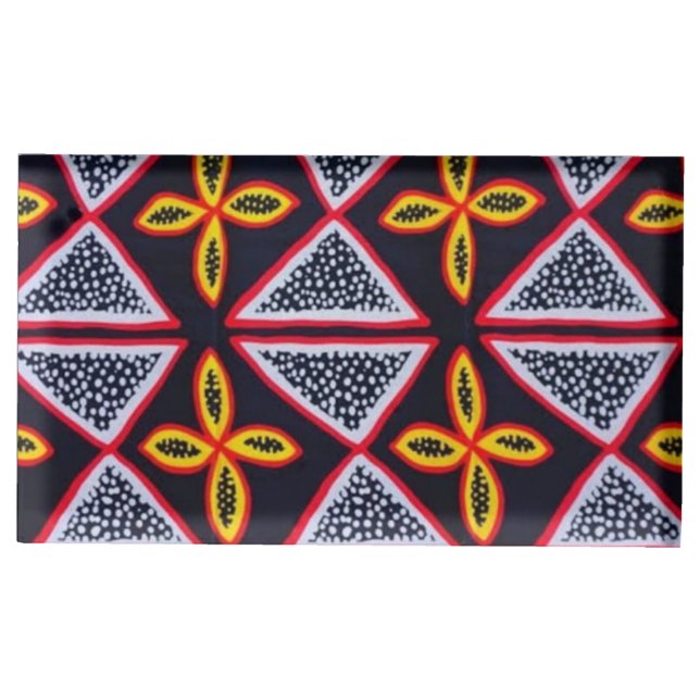Cameroon Toghu Pattern Table Card Holder (Front)