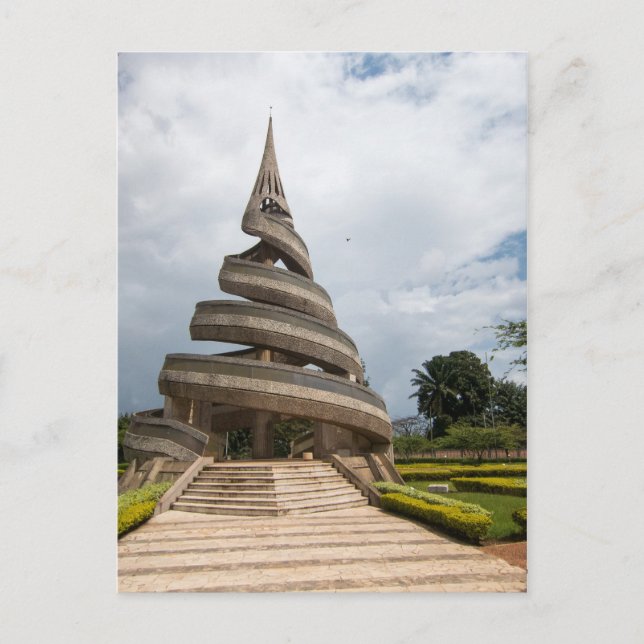 Cameroon - Yaounde - The Reunification Monument Postcard (Front)