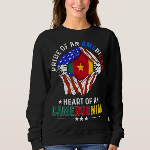 Cameroonian American America Pride Foreign Cameroo Sweatshirt