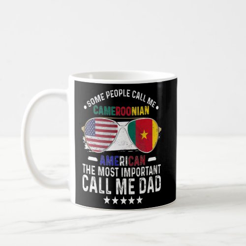 Cameroonian Dad Fathers Day Papa Cameroonian Ameri Coffee Mug