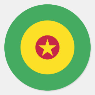 Cameroonian Mod Round Sticker