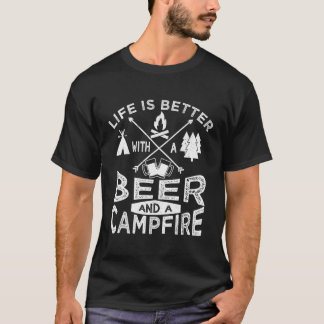Camg Beer Campfire Tent T-Shirt