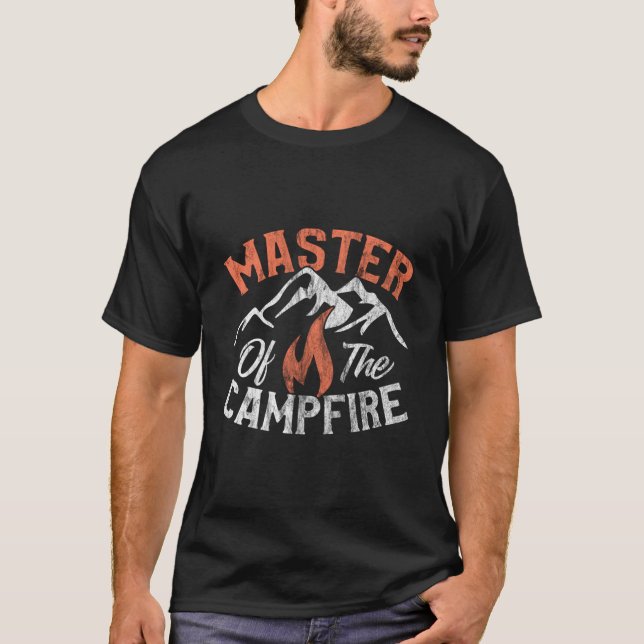Camg Distressed S Master Of Campfire T-Shirt (Front)