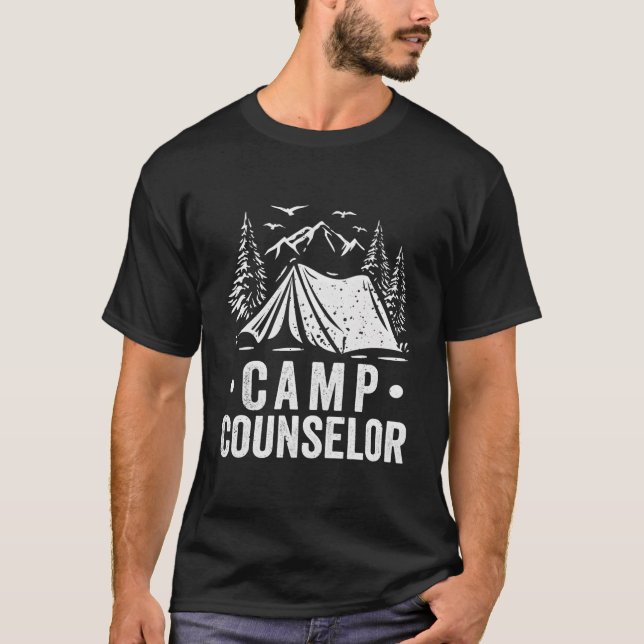 Camg Worker Camp Employee Camper Camp Counselor T-Shirt (Front)