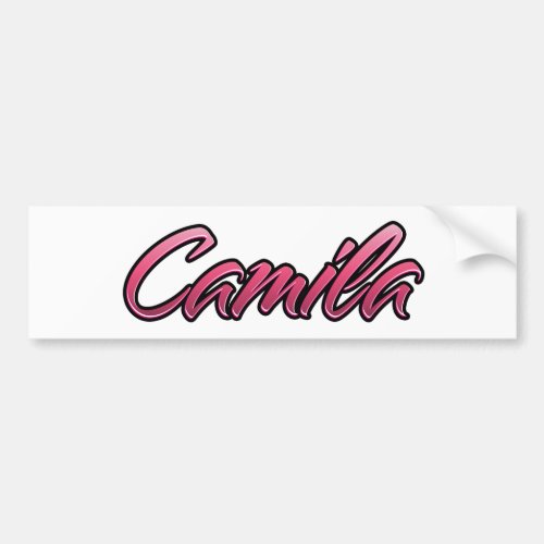 Camila faded pink Aufkleber Sticker