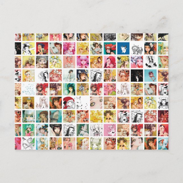 Camilla d'Errico Grid Postcard (Front)