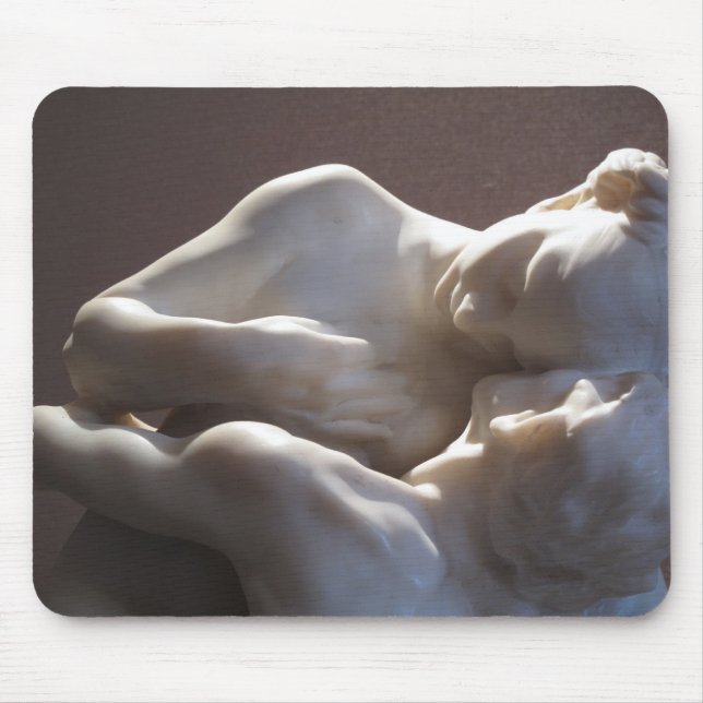 Camille Claudel love kiss mousepad (Front)