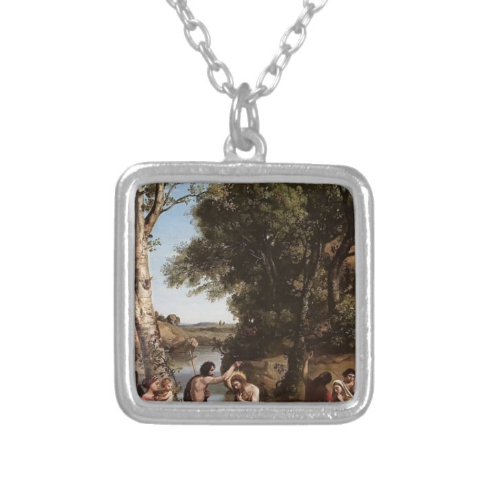 Camille Corot  The Baptism of Christ Pendant