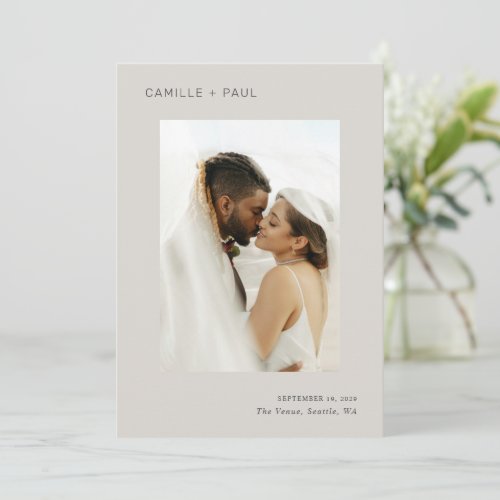 Camille Gray Modern Wedding Save The Date