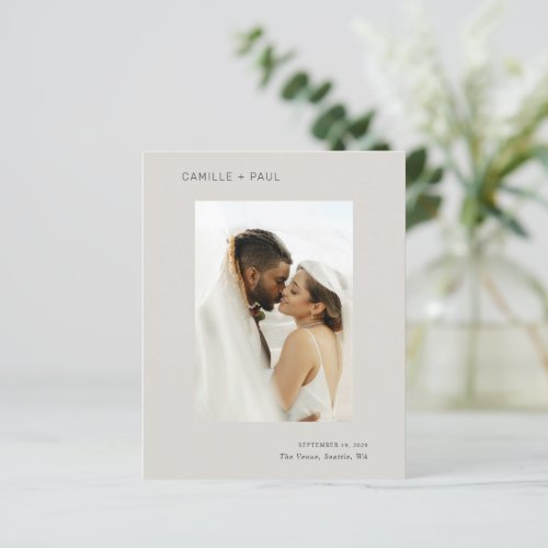 Camille Gray Modern Wedding Save the Date