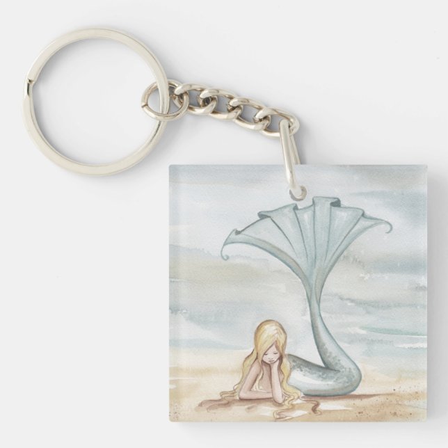 Camille Grimshaw Reflecting Mermaid Key Chain (Front)