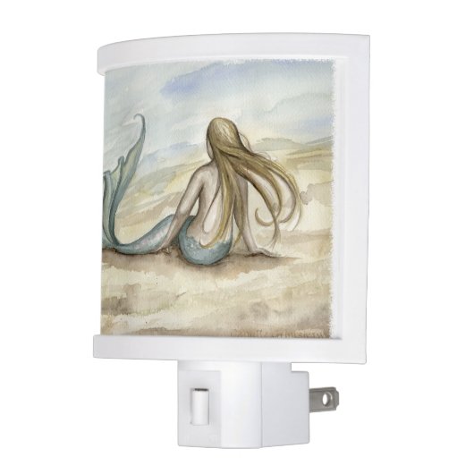 Camille Grimshaw Seaside Mermaid Night Light (Left)