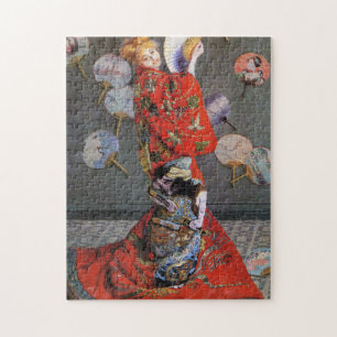Camille in Japanese Costume Monet Fine Art Jigsaw Puzzle