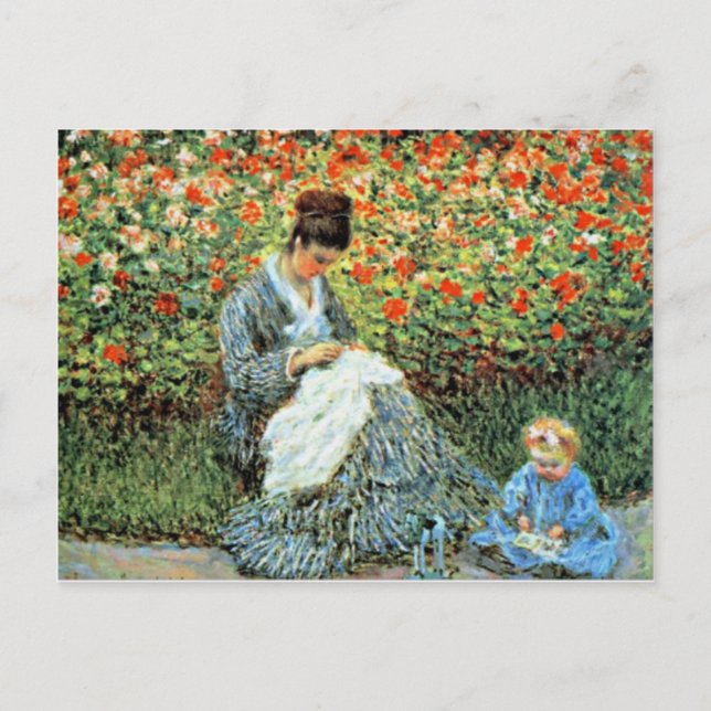 Camille Monet & Child Mother's Day Postcard (Front)