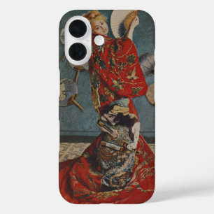 Camille Monet in Japanese Costume by Claude Monet iPhone 16 Case