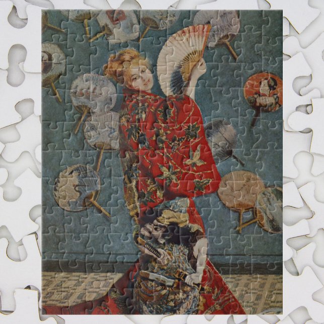 Camille Monet in Japanese Costume by Claude Monet Jigsaw Puzzle (Creator Uploaded)