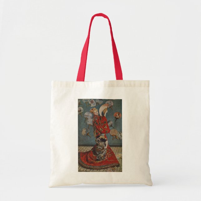 Camille Monet in Japanese Costume by Claude Monet Tote Bag (Front)