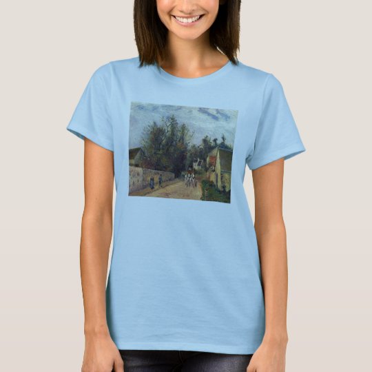 Camille Pissaro - Coach, Emery 1877 horse road oil T-Shirt
