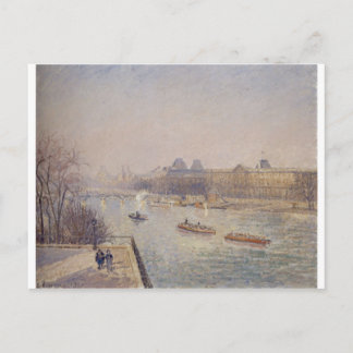 Camille Pissarro - 1901 winter sun morning frost Postcard