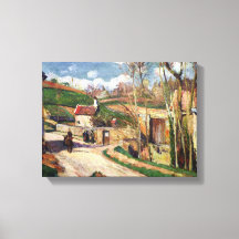 Camille Pissarro A crossroads at the Hermitage, Po