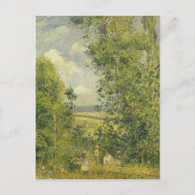 Camille Pissarro | A Rest in the Meadow Postcard (Front)